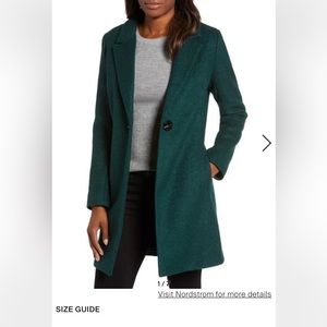 Sam Edelman Blazer Coat in Jade size 10